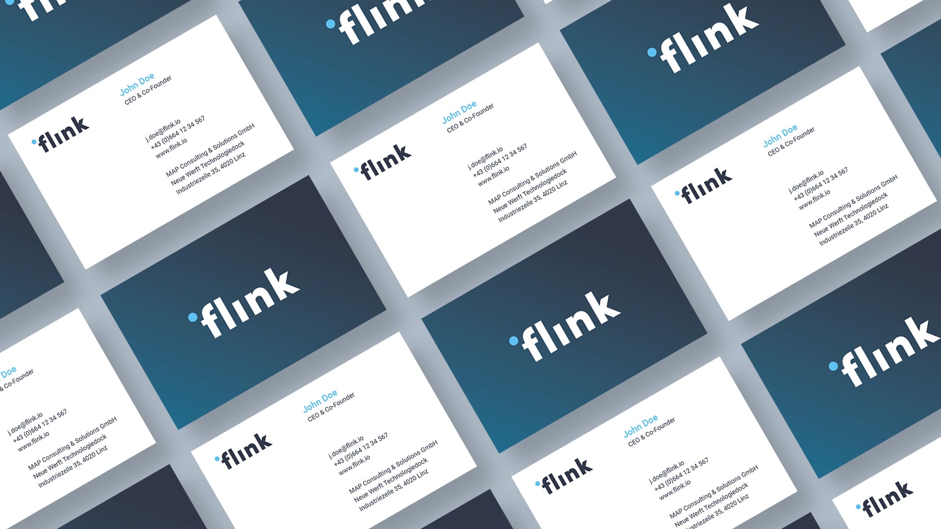 flink Branding visitenkarten Pattern