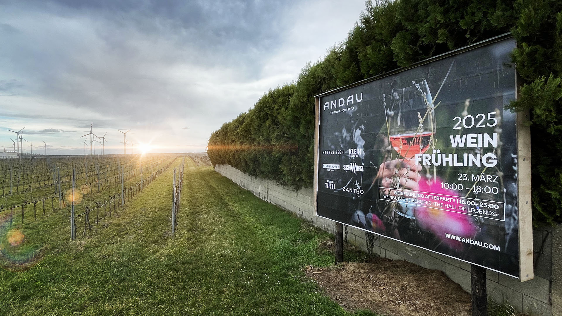 Andau Weinfr&uuml;hling Kampagne